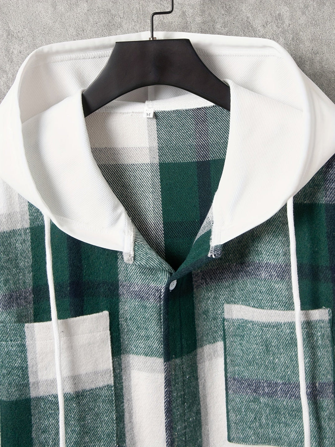 Long Checked Jacket
