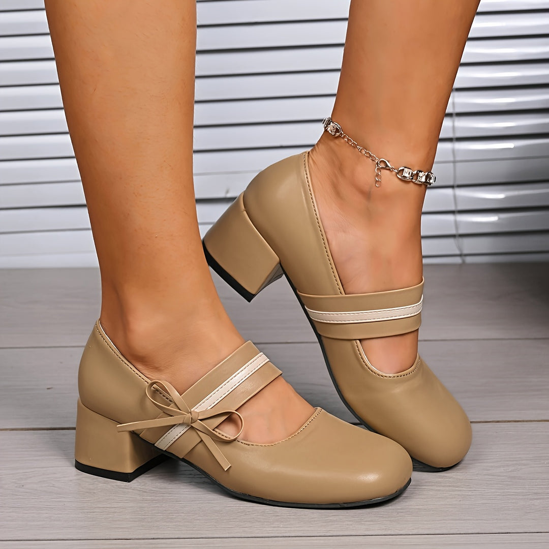 Autumn Preppy Style Mary Jane Pumps
