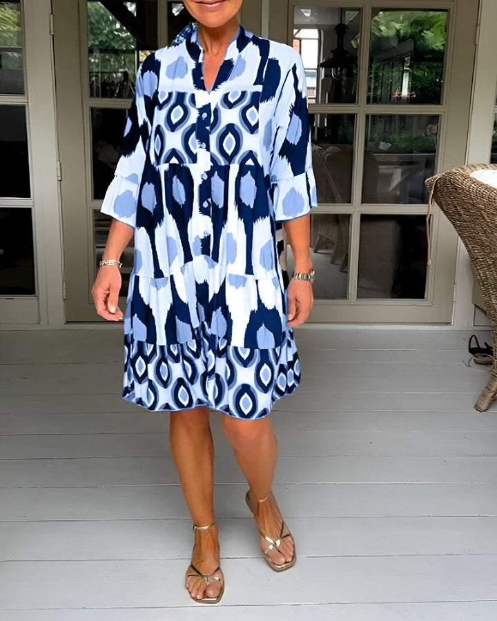 Button Midi Dress