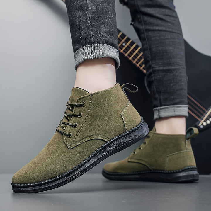 Low Top Lace-Up Boots