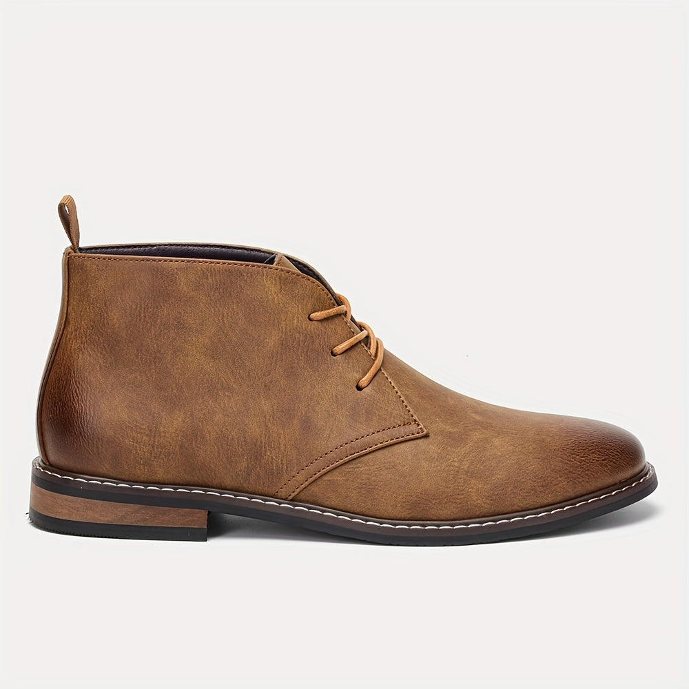 Vintage Solid Colour Ankle Boots