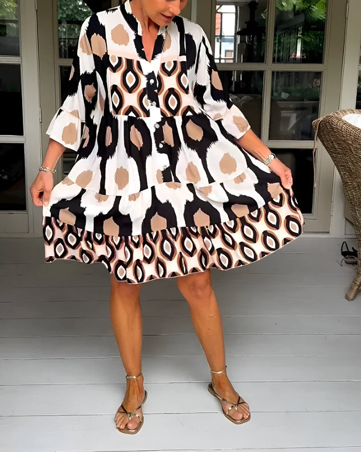 Button Midi Dress