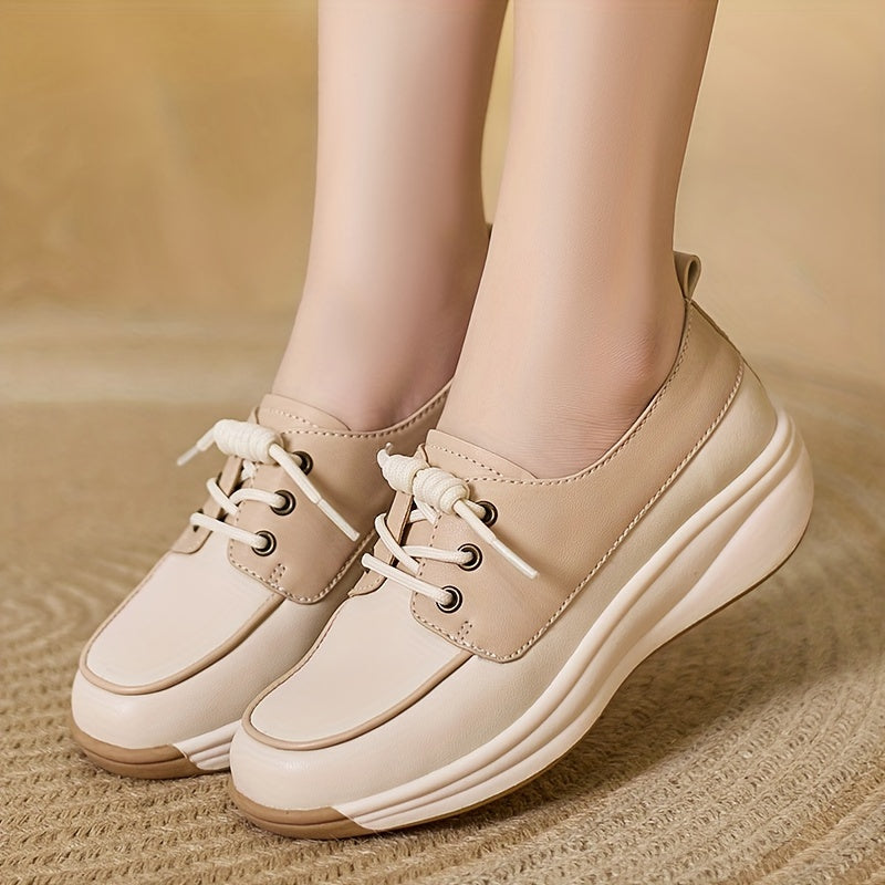 Slip-On Loafers with Thick Sole