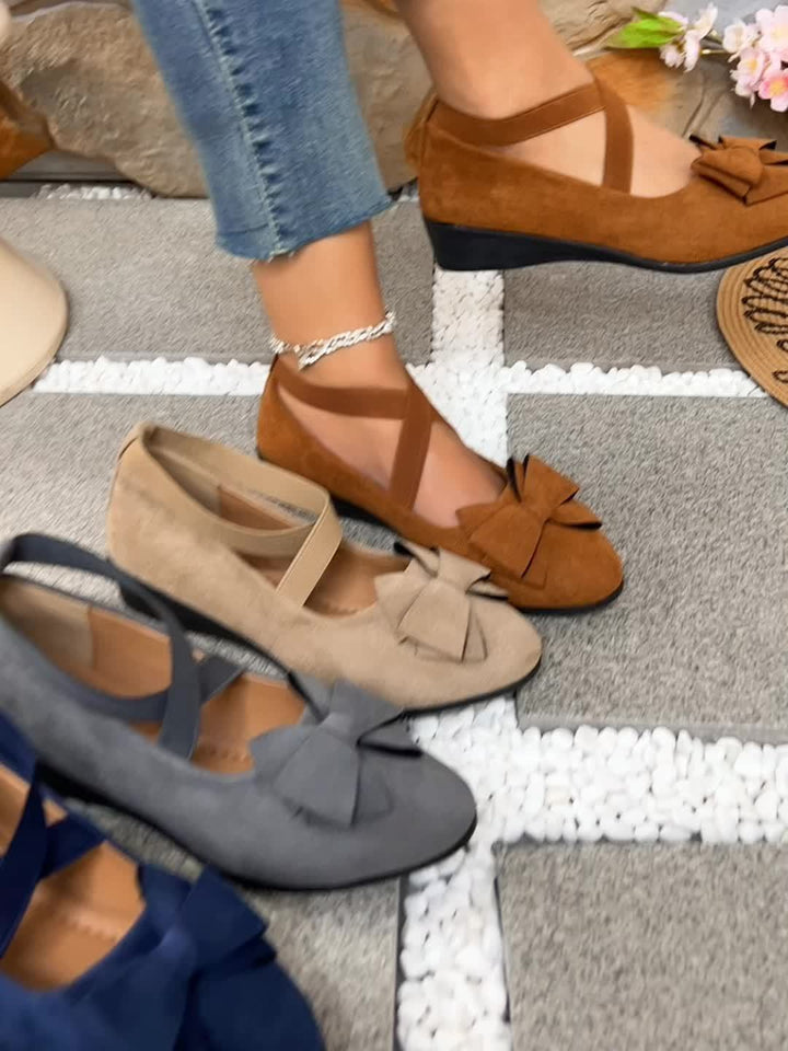 Bow Details Ballet Flats