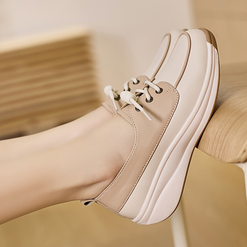 Slip-On Loafers with Thick Sole