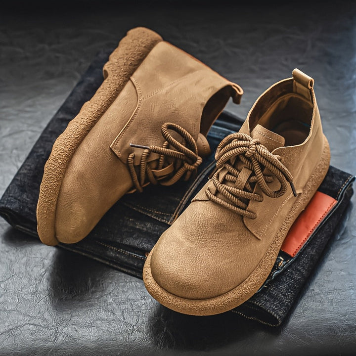 Retro Chunky Platform Work Shoes