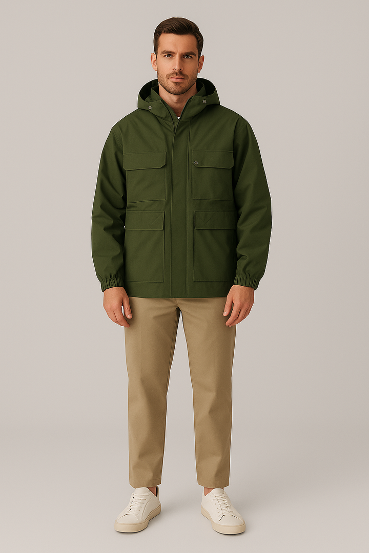 Hooded Windbreaker