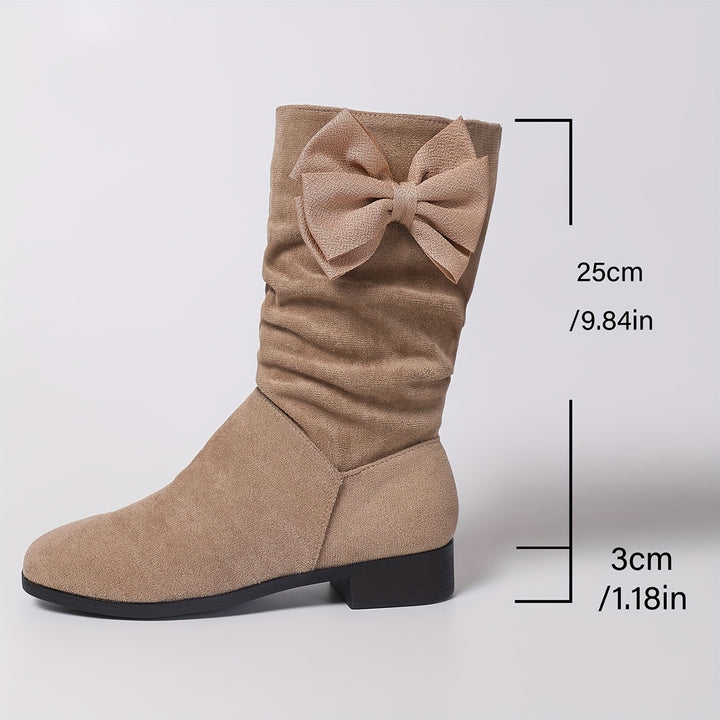Women's Slip-On Mid-Calf Boots