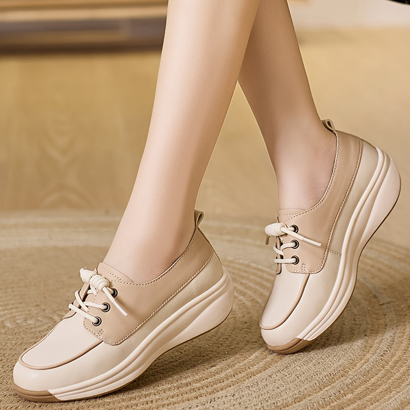 Slip-On Loafers with Thick Sole