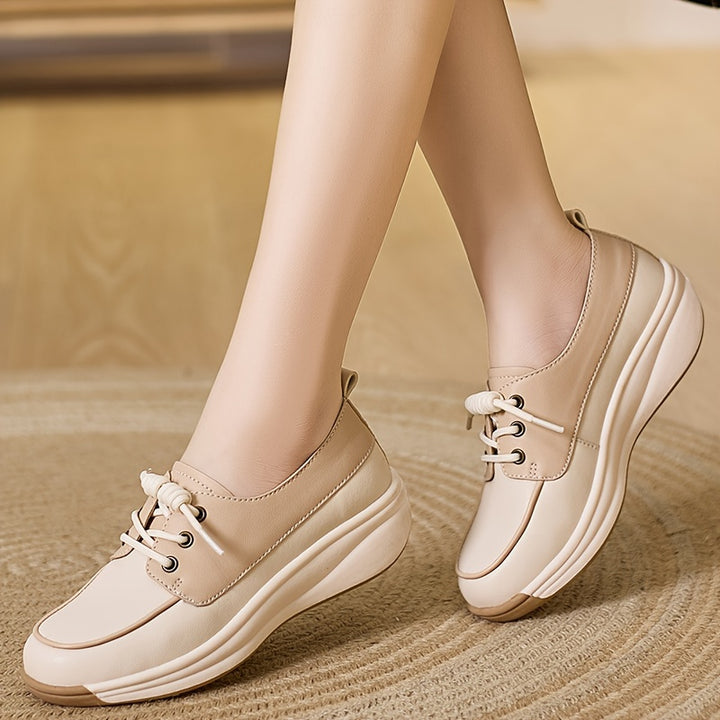 Slip-On Loafers with Thick Sole