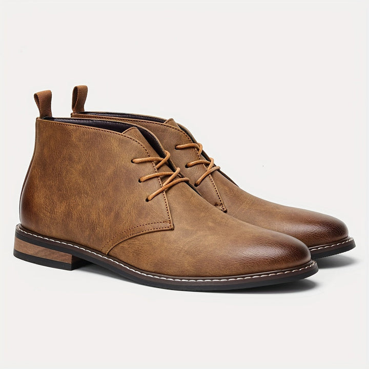 Vintage Solid Colour Ankle Boots