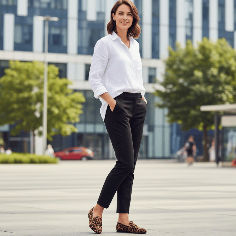 Leopard Flat Loafers