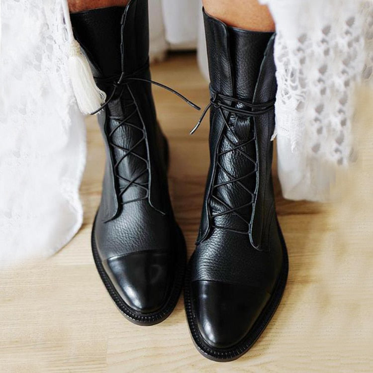Lace Up Ankle Boots