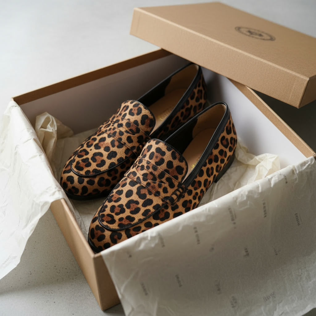 Leopard Flat Loafers