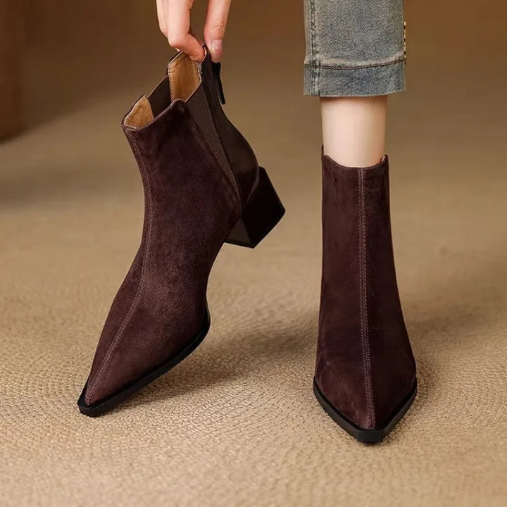 Elegant Back Zipper Boots