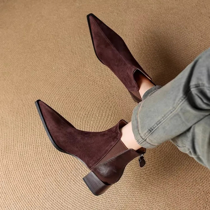 Elegant Back Zipper Boots