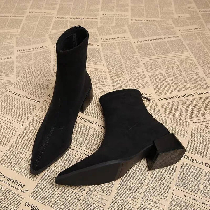 Thick Heels Ankle Boots