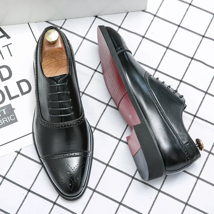 Lace Up Oxford Brogue Shoes