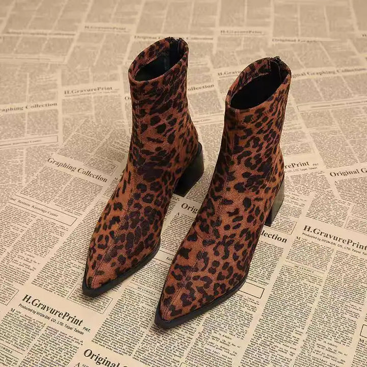 Thick Heels Ankle Boots