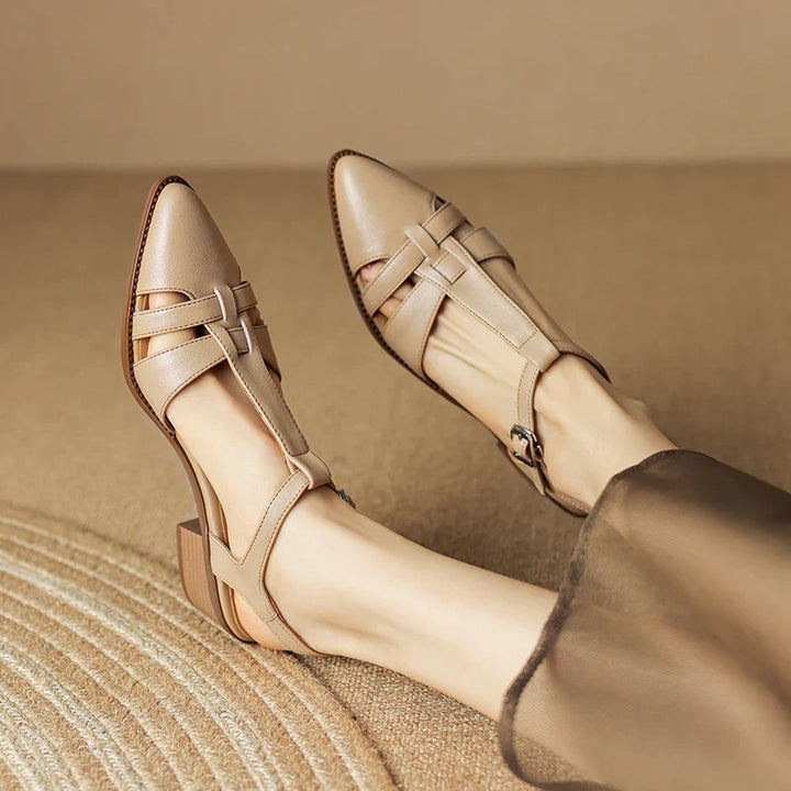 Ankle Strap High Heel Casual Pumps