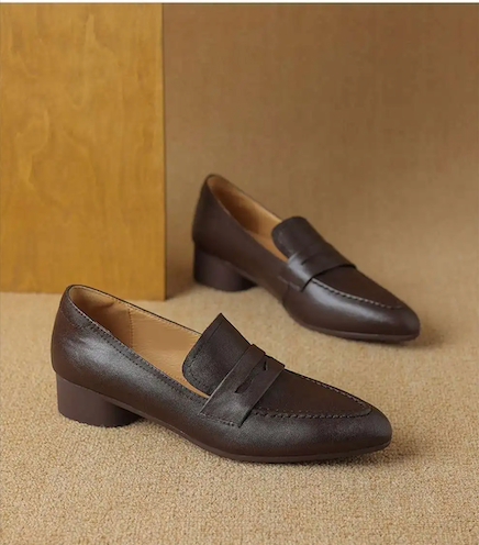 Commuter Retro Style Flat Heel Women's Loafers