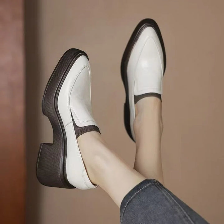British-Inspired Chunky Platform Pumps