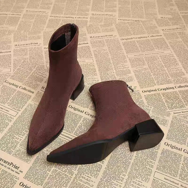 Thick Heels Ankle Boots