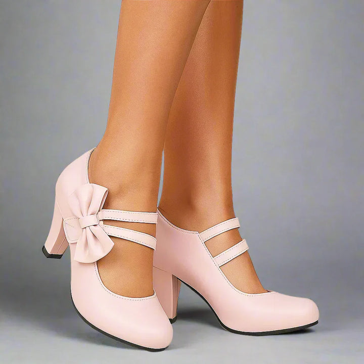 Mary Jane Bow Heels