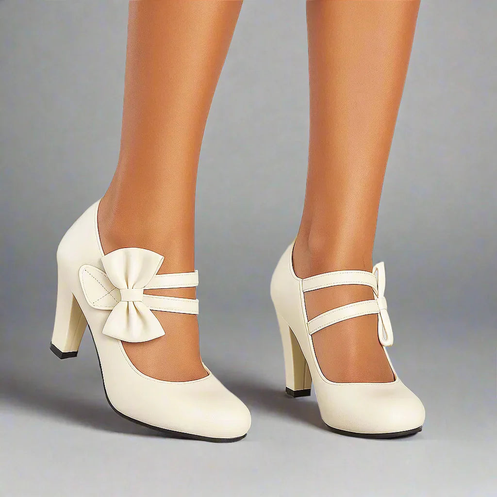 Mary Jane Bow Heels