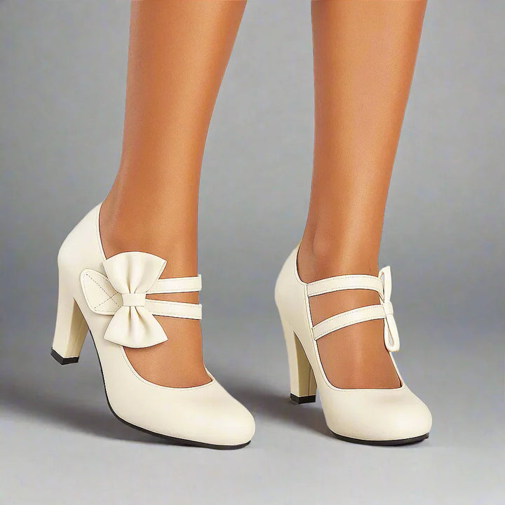 Mary Jane Bow Heels