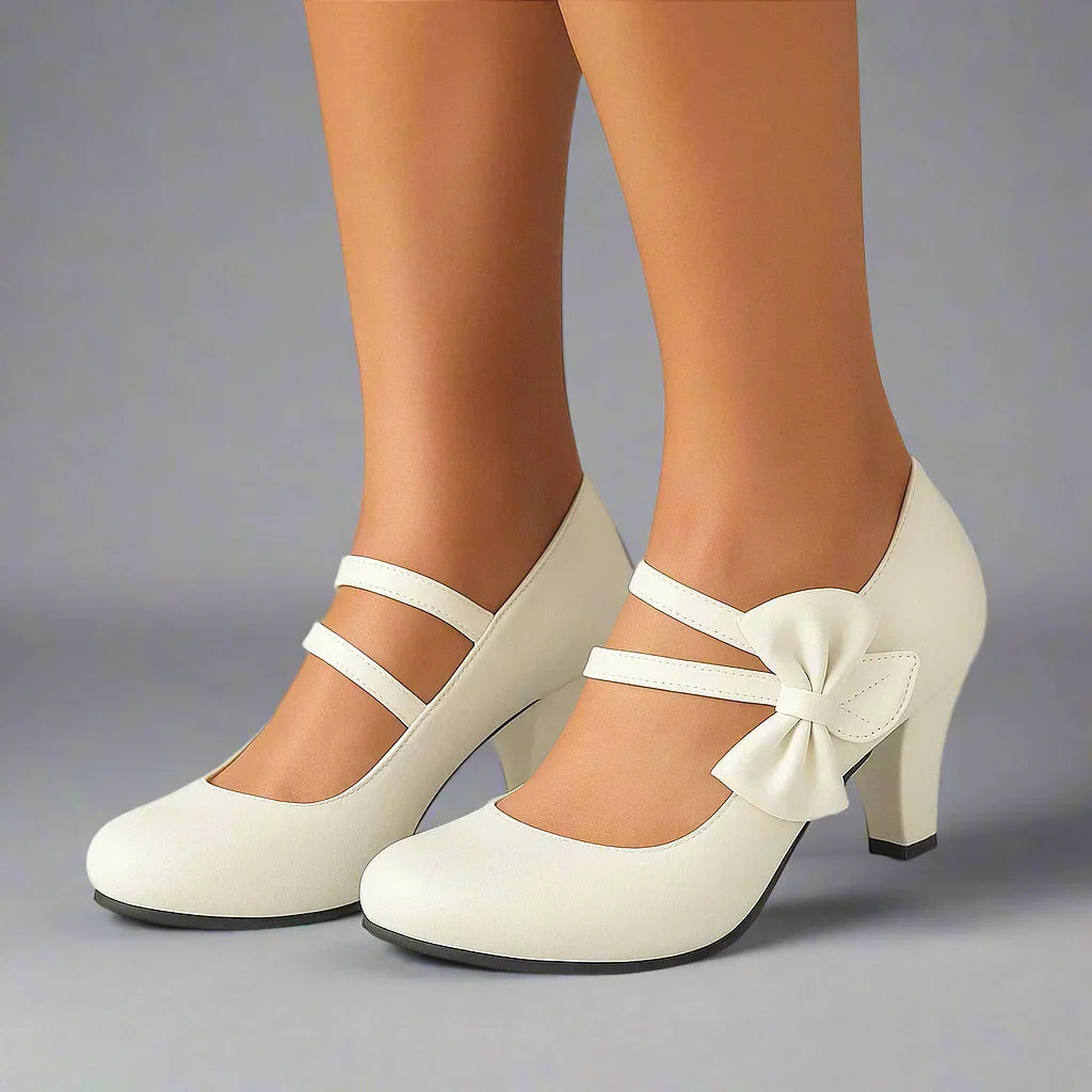 Mary Jane Bow Heels