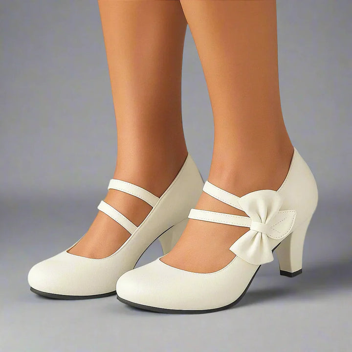 Mary Jane Bow Heels