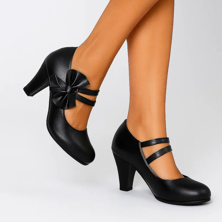 Mary Jane Bow Heels