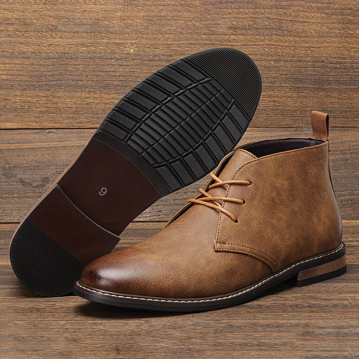 Vintage Solid Colour Ankle Boots