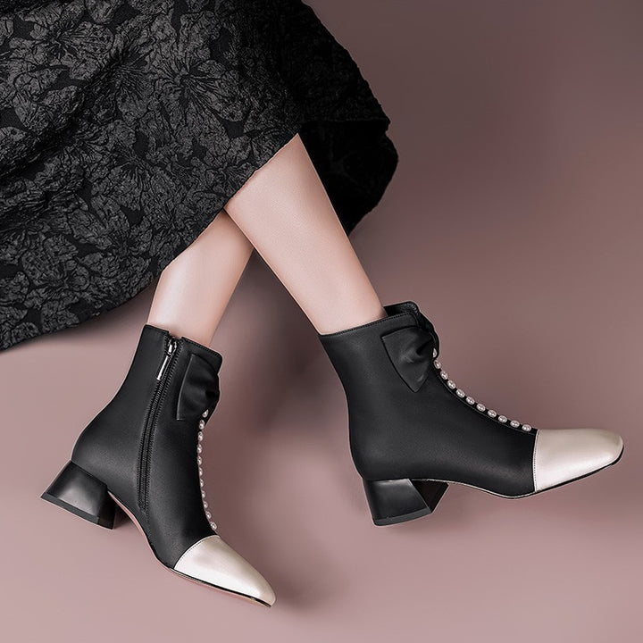 Bow-Knot Ankle Boots