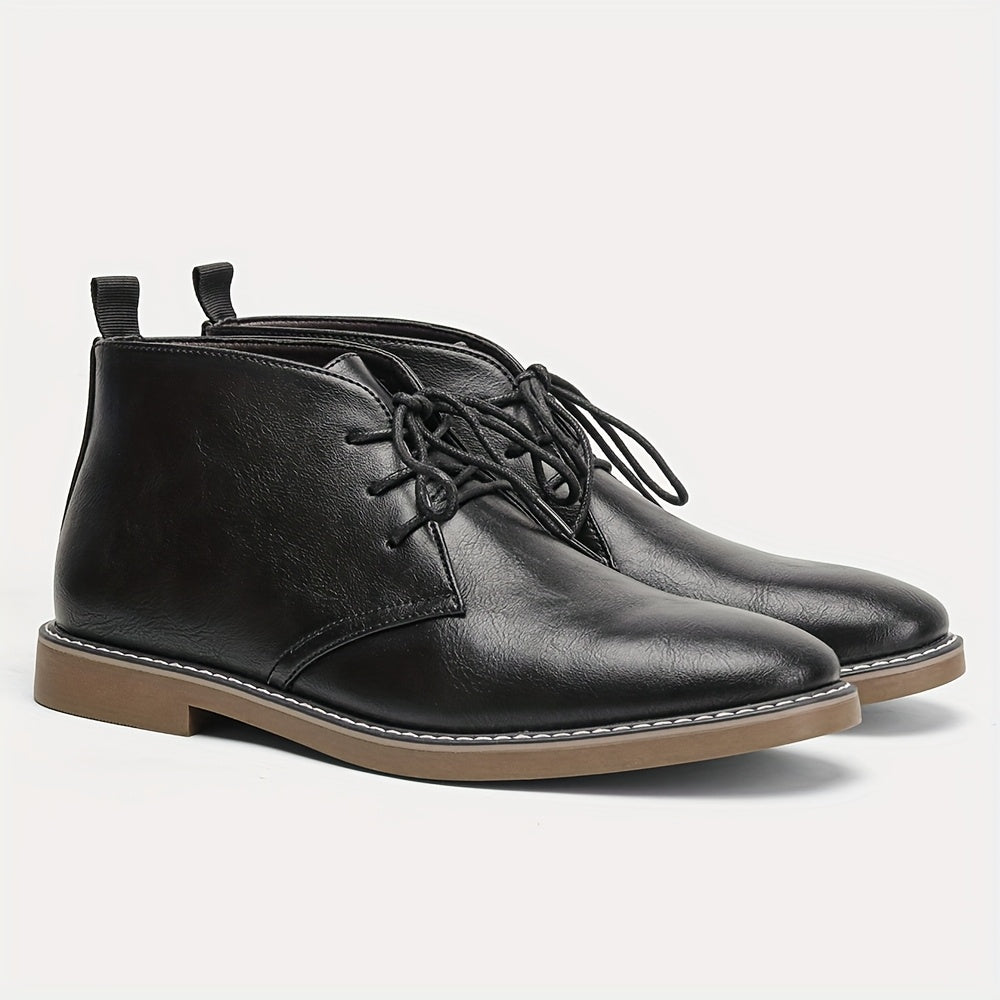 Vintage Solid Colour Ankle Boots