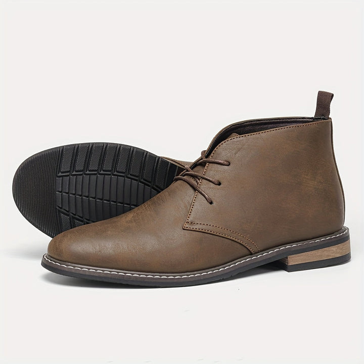 Vintage Solid Colour Ankle Boots