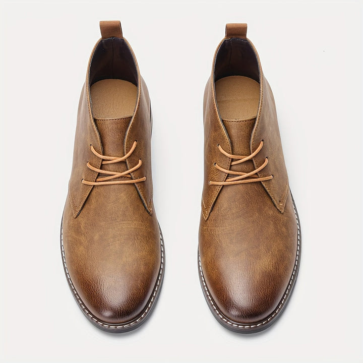 Vintage Solid Colour Ankle Boots