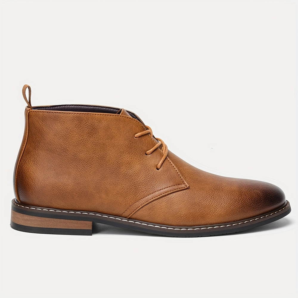 Vintage Solid Colour Ankle Boots
