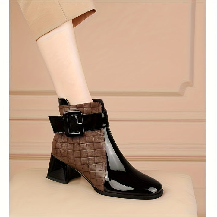 Pointed Toe Winter Boots with Side Zipper