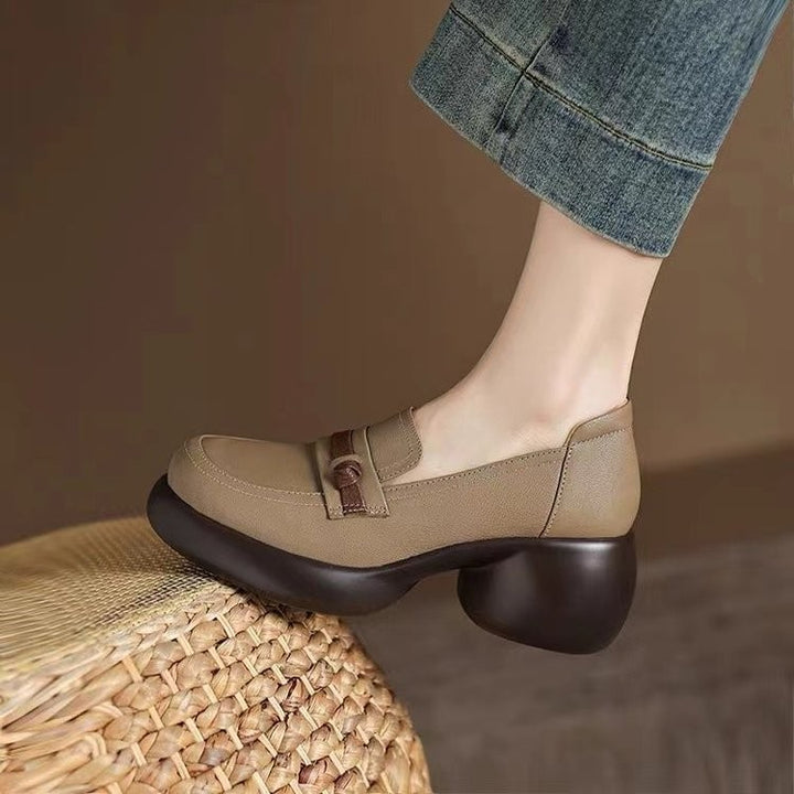 Round Head Platform Shoes