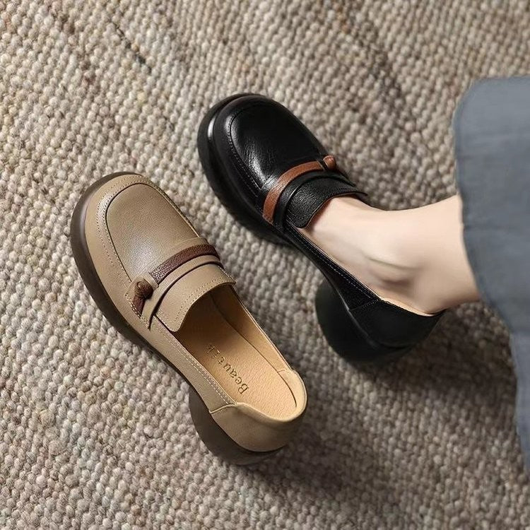 Round Head Platform Shoes
