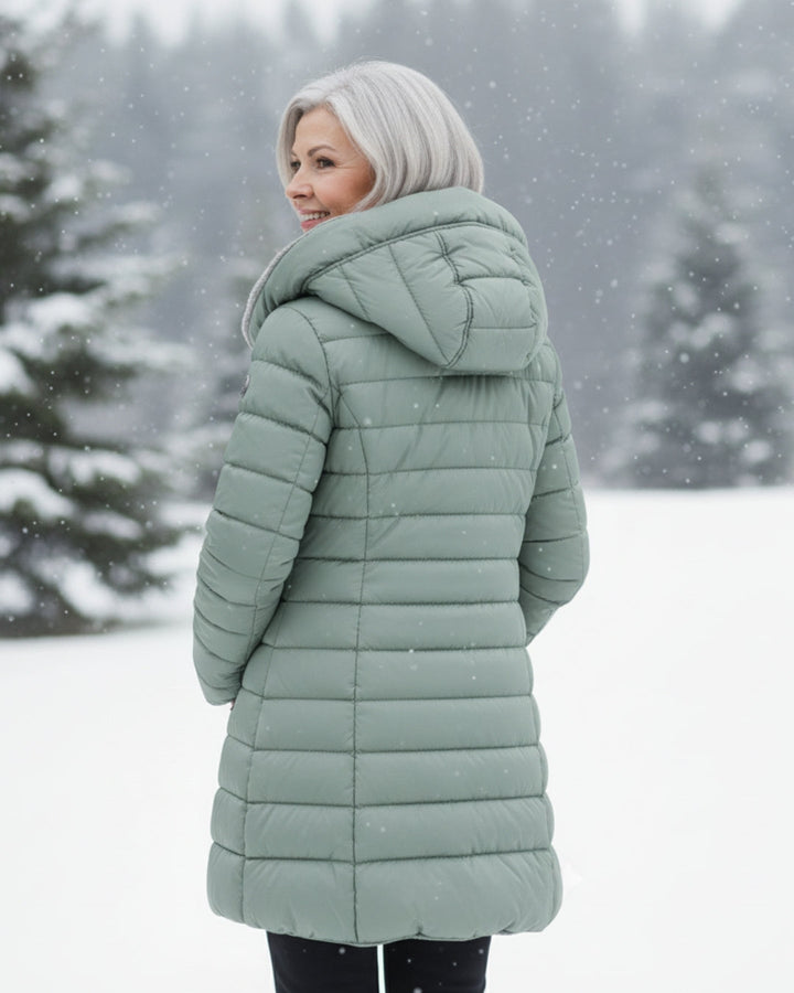 Light Green Soft-Lined Padded Jacket