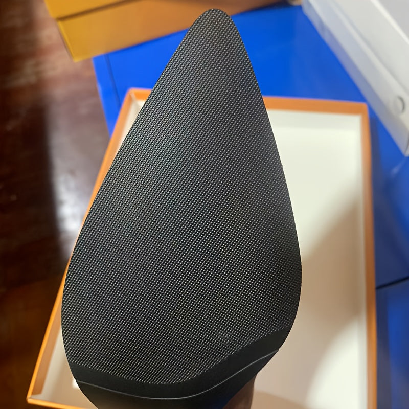 Elegant Pointed Toe Chunky Heel Ankle Boots