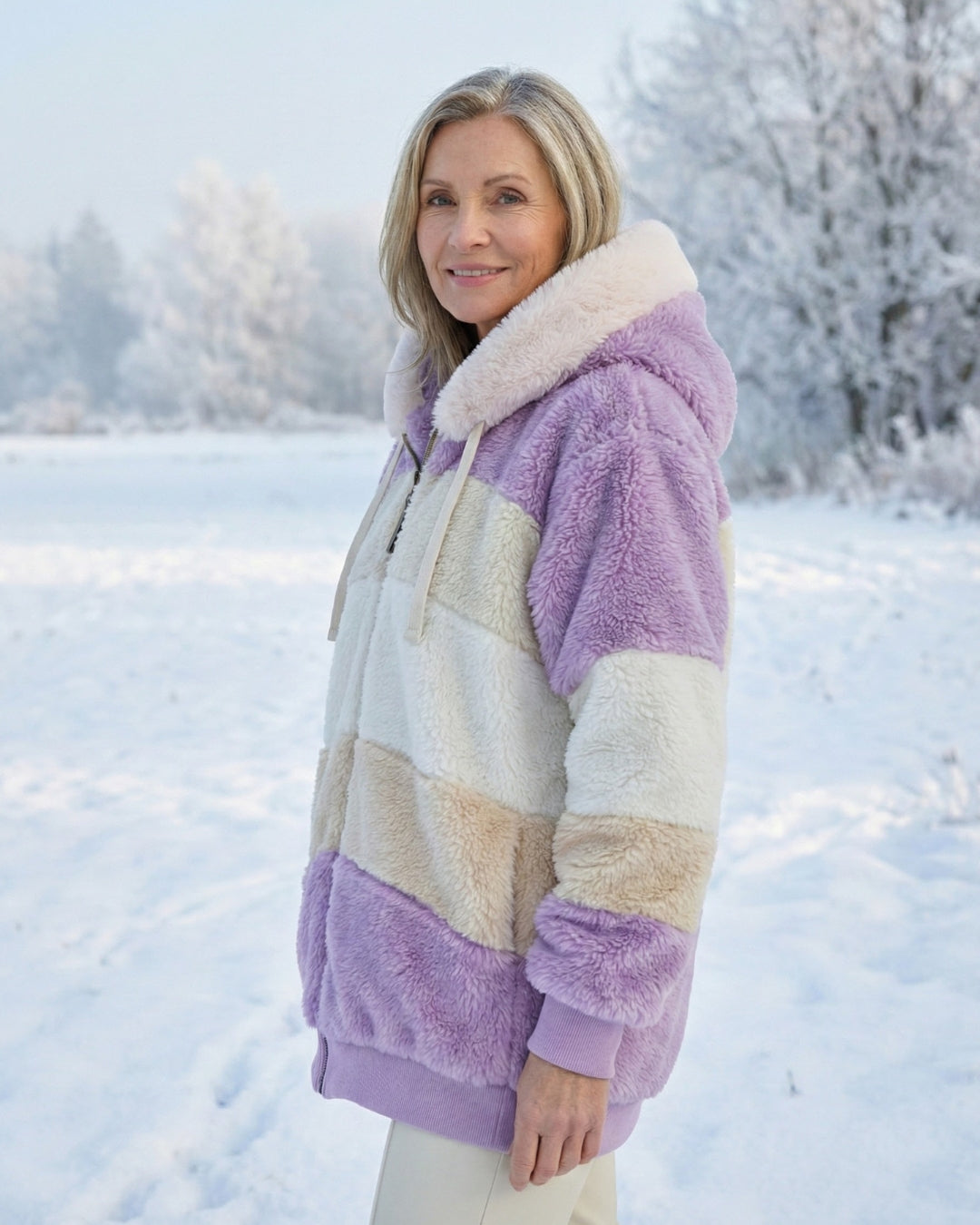 Coloured Plush Jacket