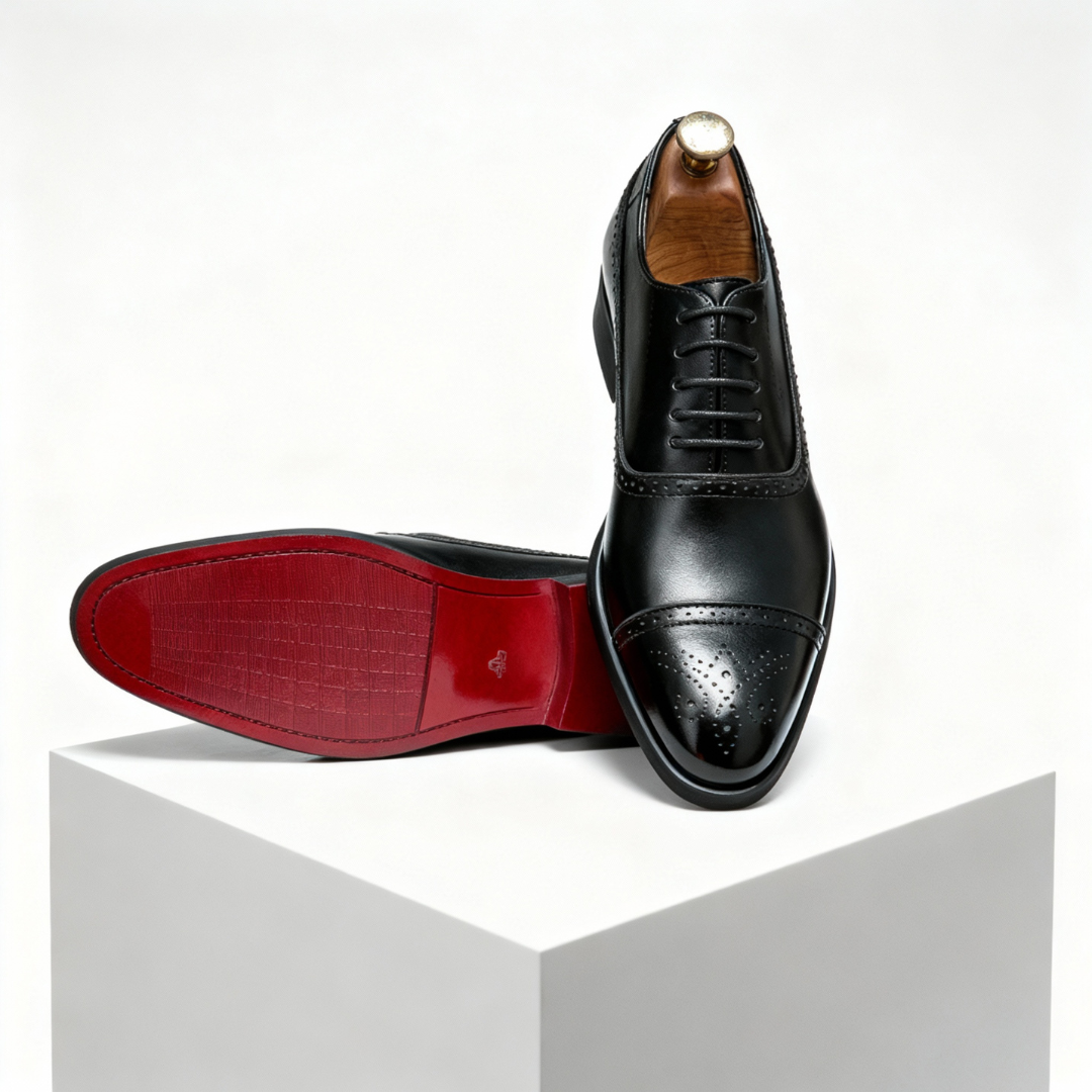 Lace Up Oxford Brogue Shoes