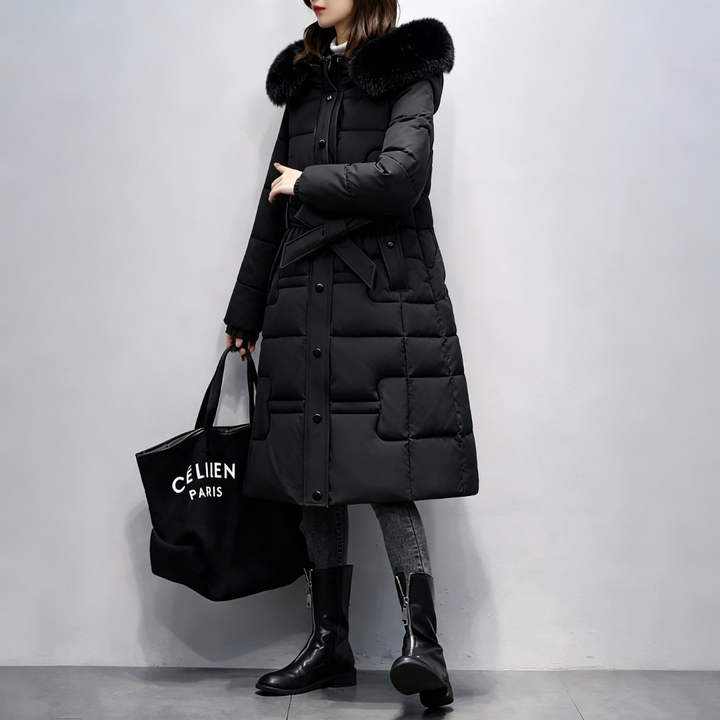 Fur Hooded Long Parka