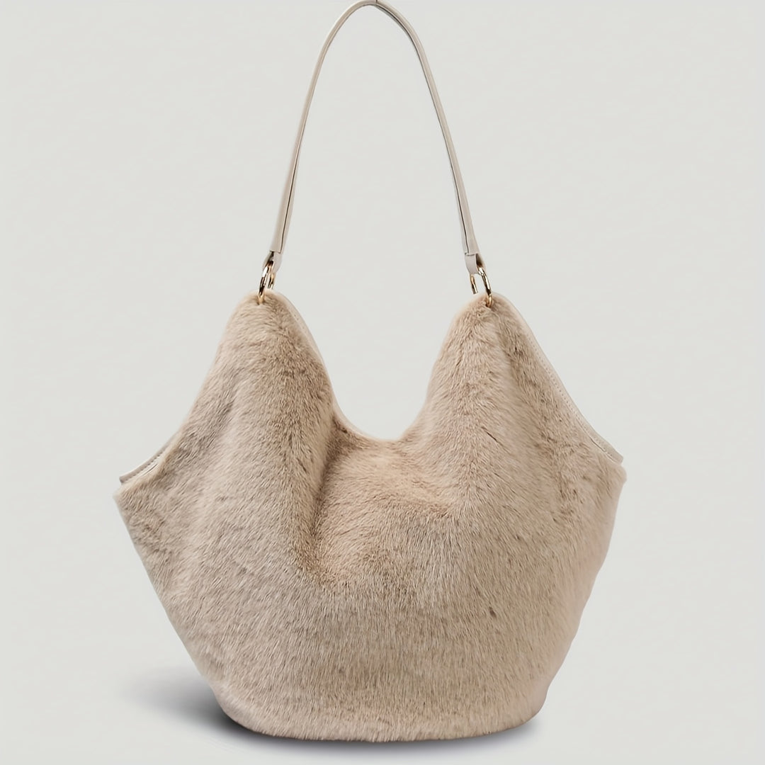 Plush Off Shoulder Bag