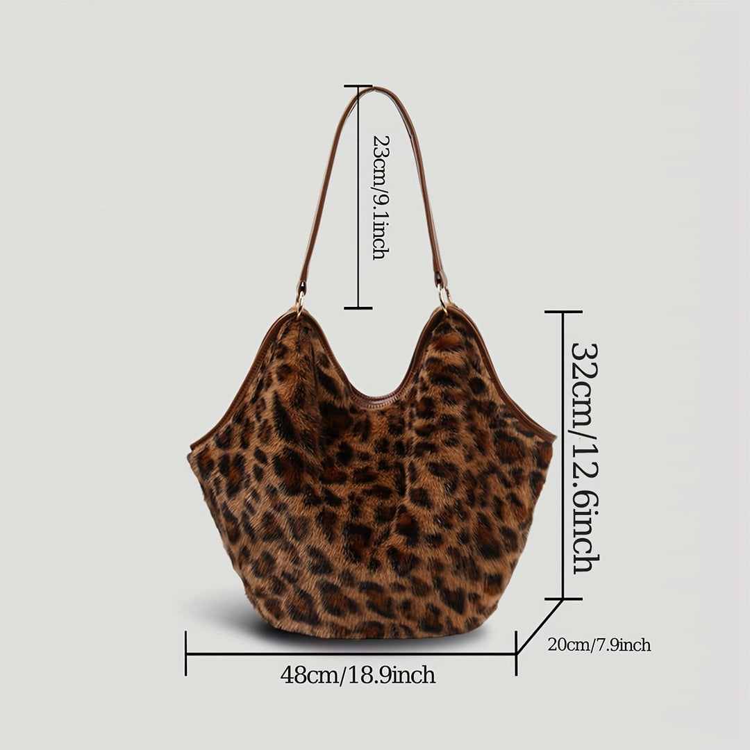 Plush Off Shoulder Bag