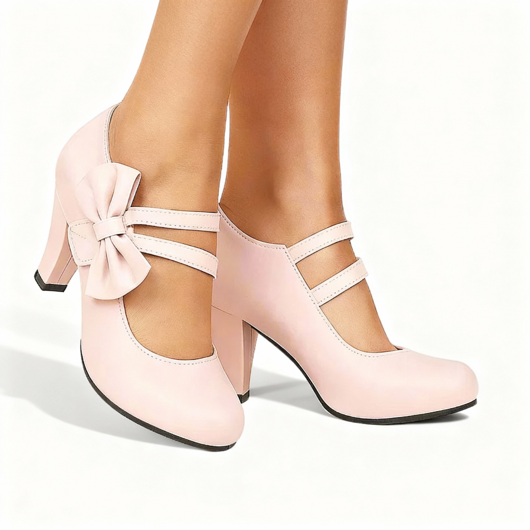 Mary Jane Bow Heels